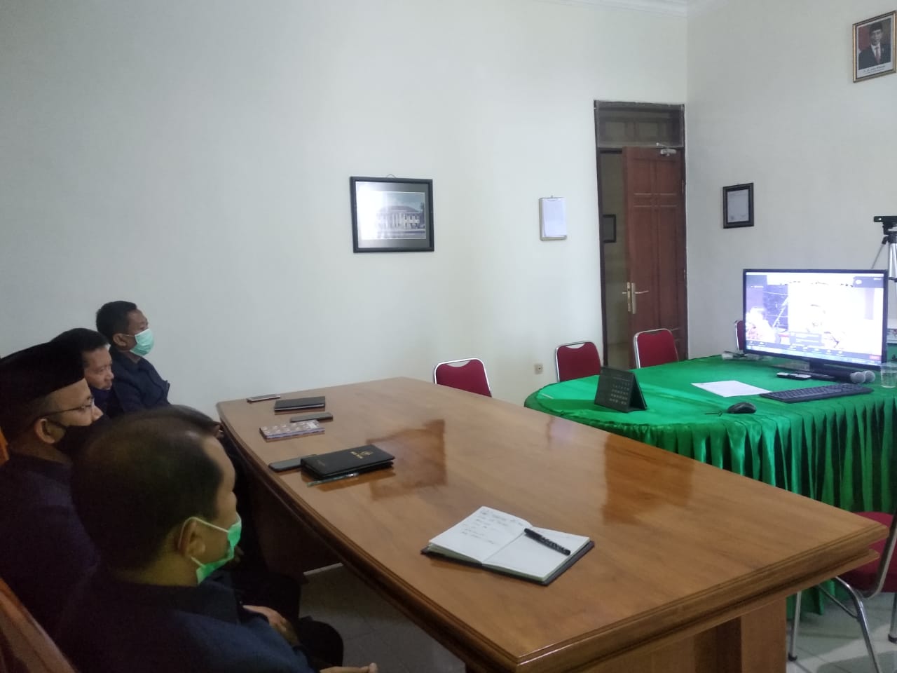 PEMBINAAN TEKNIS SECARA VIRTUAL OLEH MAHKAMAH AGUNG REPUBLIK INDONESIA