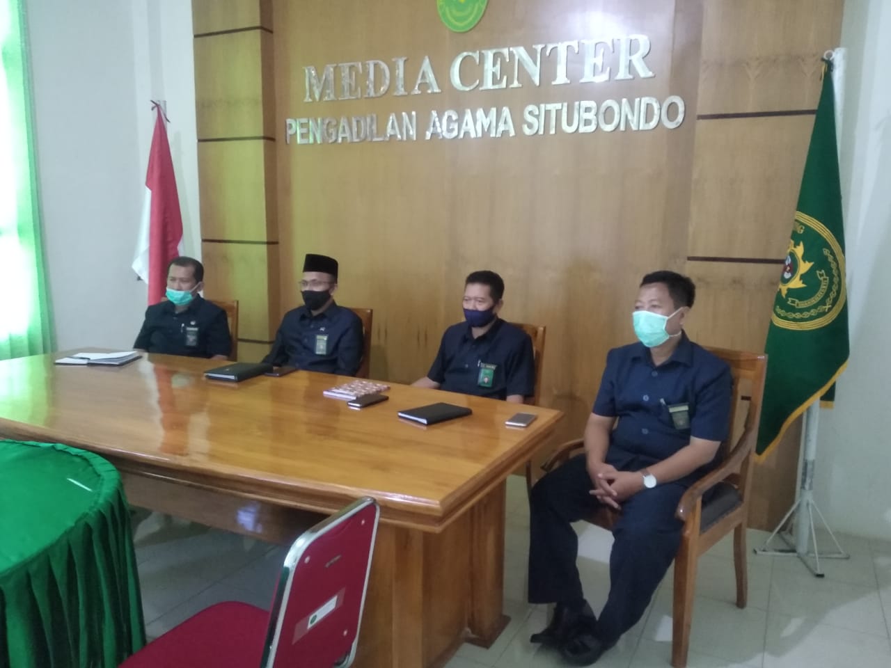 PEMBINAAN TEKNIS SECARA VIRTUAL OLEH MAHKAMAH AGUNG REPUBLIK INDONESIA